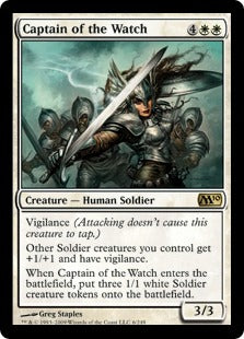 Captain of the Watch (Magic 2010 Core Set) Heavy Play