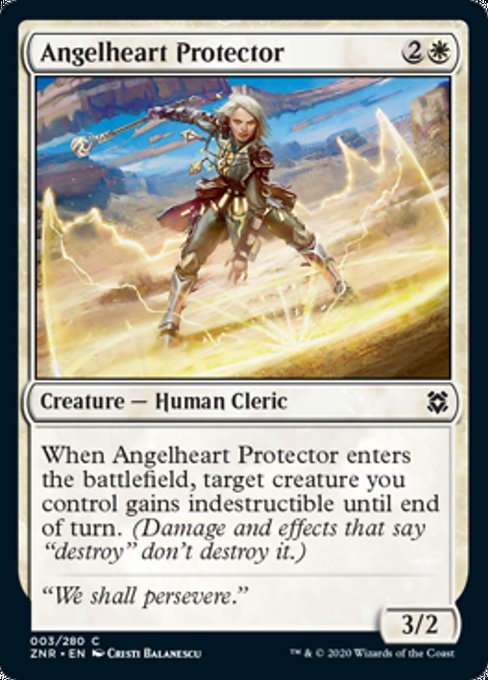 Angelheart Protector (Zendikar Rising) Light Play Foil