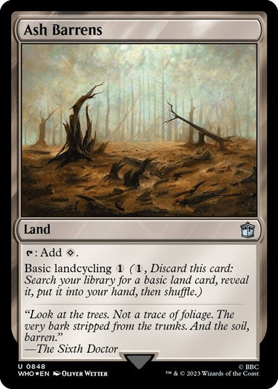 Ash Barrens (Surge Foil) (Universes Beyond: Doctor Who) Near Mint Foil