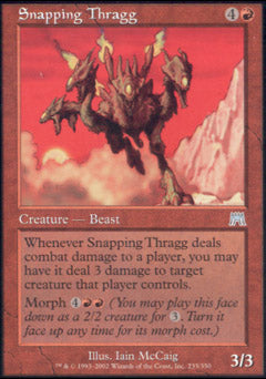 Snapping Thragg (Onslaught) Light Play Foil