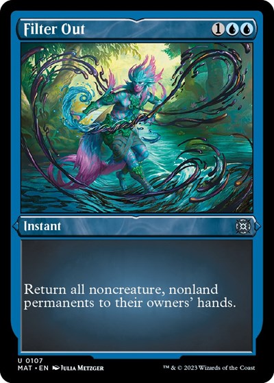 Filter Out (Foil Etched) (March of the Machine: The Aftermath) Light Play Foil