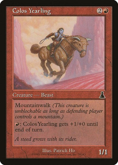 Colos Yearling (Urza's Destiny) Medium Play