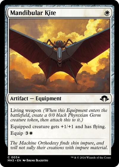 Mandibular Kite (Modern Horizons 3) Light Play Foil
