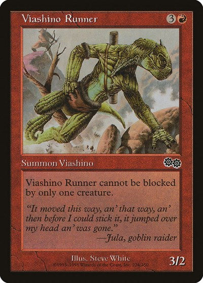 Viashino Runner (Urza's Saga) Medium Play