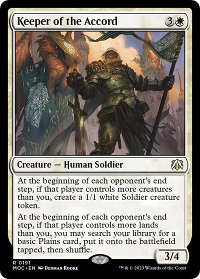Keeper of the Accord (Commander: March of the Machine) Near Mint