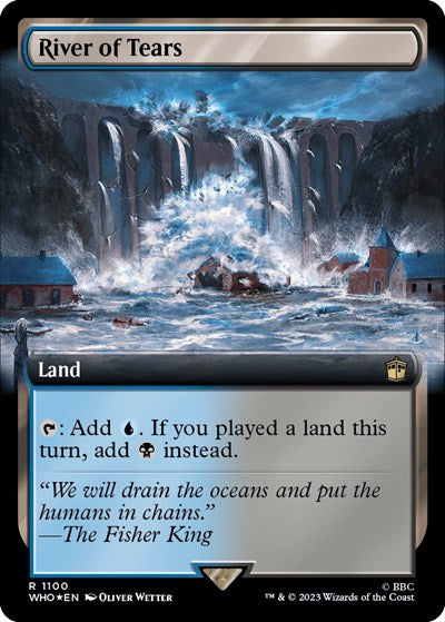 River of Tears (Extended Art) (Surge Foil) (Universes Beyond: Doctor Who) Medium Play Foil