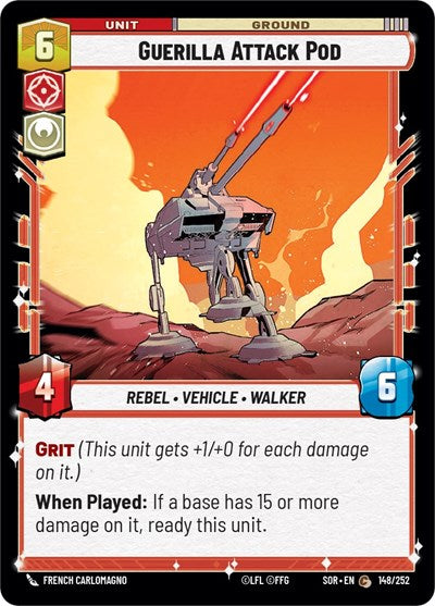 Guerilla Attack Pod (Spark of Rebellion) Near Mint Foil