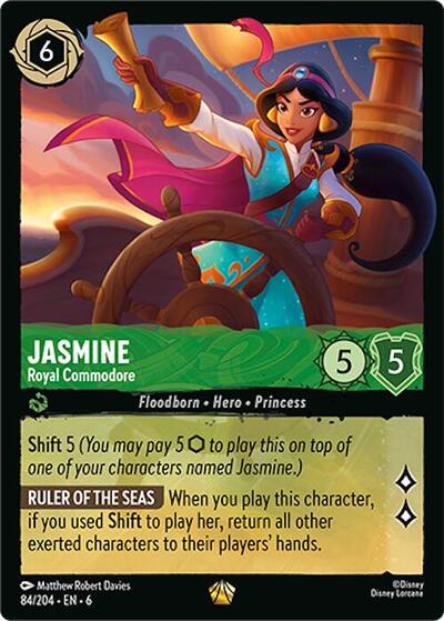 Jasmine - Royal Commodore (Azurite Sea) Near Mint