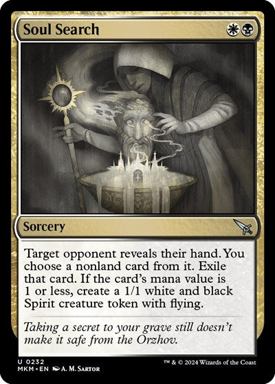Soul Search (Murders at Karlov Manor) Light Play Foil