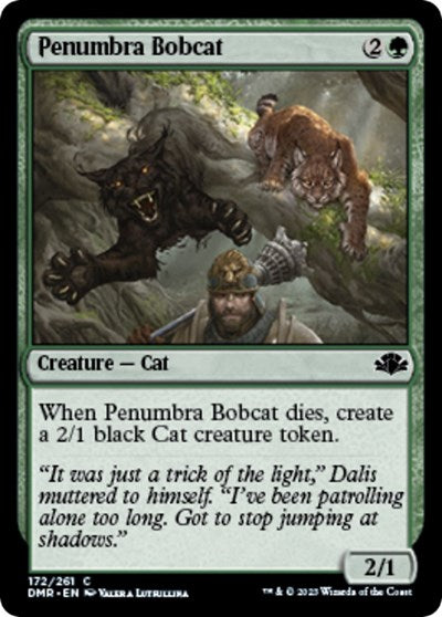 Penumbra Bobcat (Dominaria Remastered) Near Mint Foil