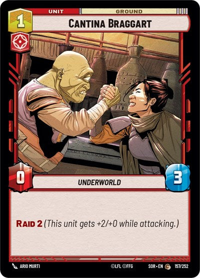 Cantina Braggart (Spark of Rebellion) Near Mint Foil