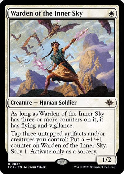 Warden of the Inner Sky (The Lost Caverns of Ixalan) Medium Play Foil