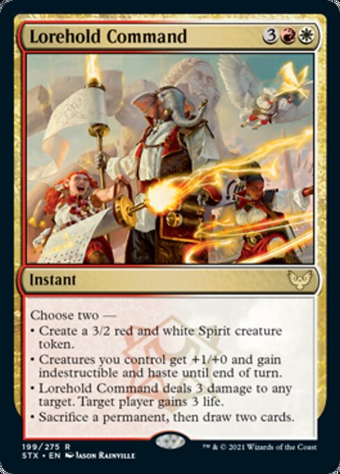 Lorehold Command (Strixhaven) Near Mint Foil