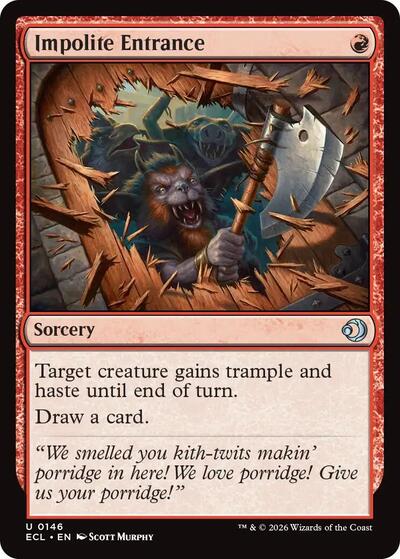 Impolite Entrance (Lorwyn Eclipsed) Near Mint Foil