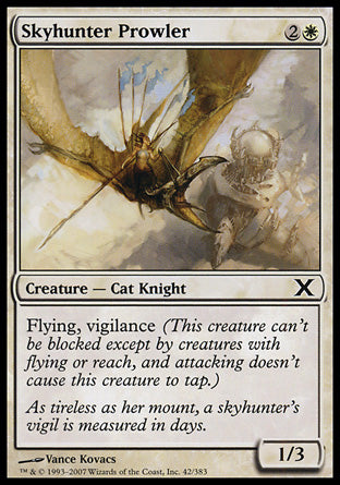 Skyhunter Prowler (10th Edition) Medium Play Foil