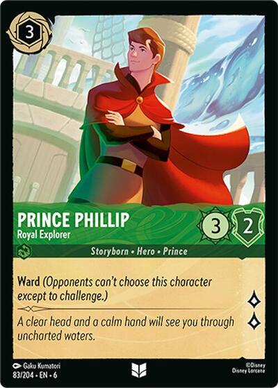 Prince Phillip - Royal Explorer (Azurite Sea) Near Mint Cold Foil