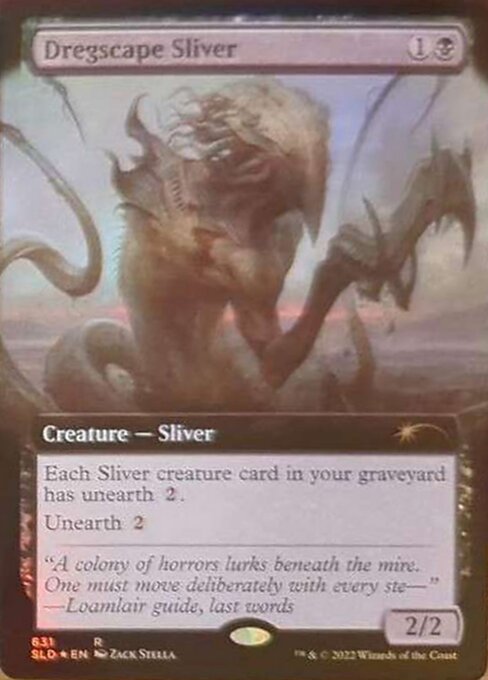 Dregscape Sliver (Extended Art) (Secret Lair) Near Mint Foil