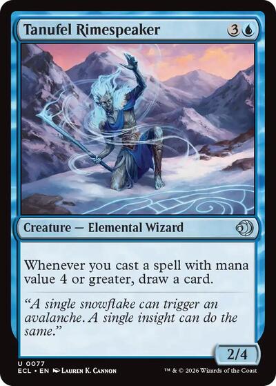 Tanufel Rimespeaker (Lorwyn Eclipsed) Near Mint Foil