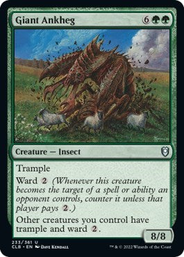 Giant Ankheg (Commander Legends: Battle for Baldur's Gate) Light Play
