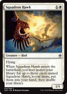 Squadron Hawk (Masters 25) Medium Play Foil