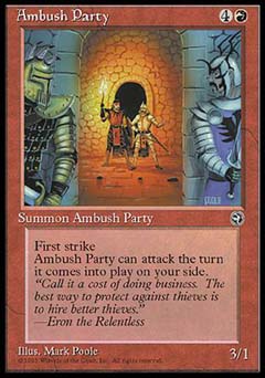 Ambush Party (1) (Homelands) Medium Play