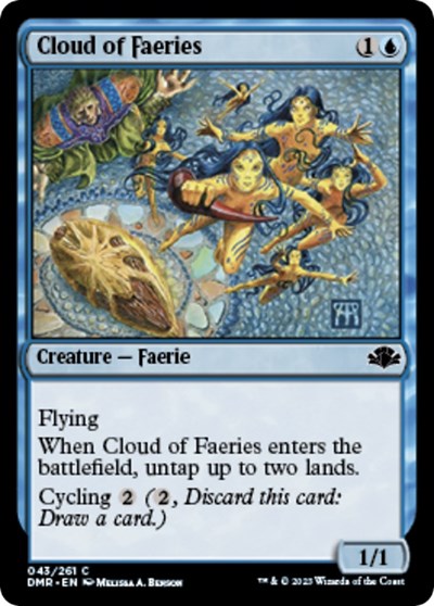 Cloud of Faeries (Dominaria Remastered) Light Play