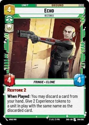 Echo Restored (Shadows of the Galaxy) Near Mint Foil