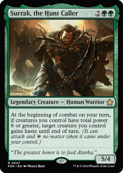 Surrak  the Hunt Caller|3|0|0.00