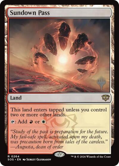 Sundown Pass|1|0|0.00