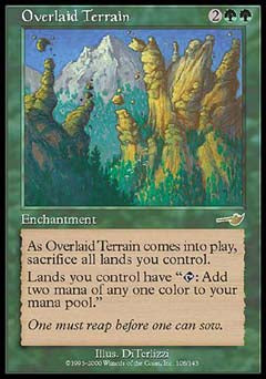 Overlaid Terrain (Nemesis) Damaged / Poor Foil