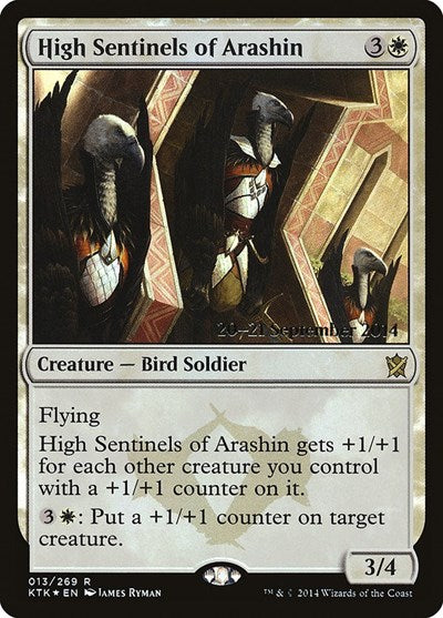 High Sentinels of Arashin (Promos: Prerelease Cards) Light Play Foil