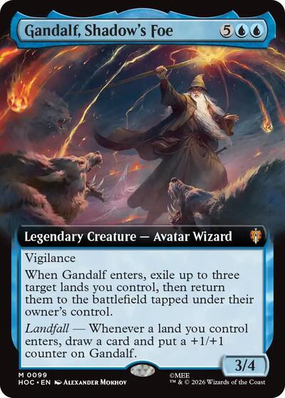 Gandalf, Shadow's Foe (Extended Art) (The Hobbit: Eternal-Legal) Near Mint