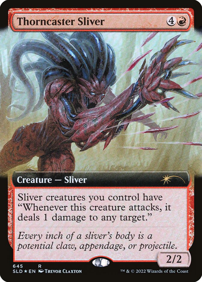 Thorncaster Sliver (Extended Art) (Secret Lair) Medium Play Foil