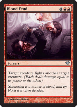 Blood Feud (Dark Ascension) Light Play Foil