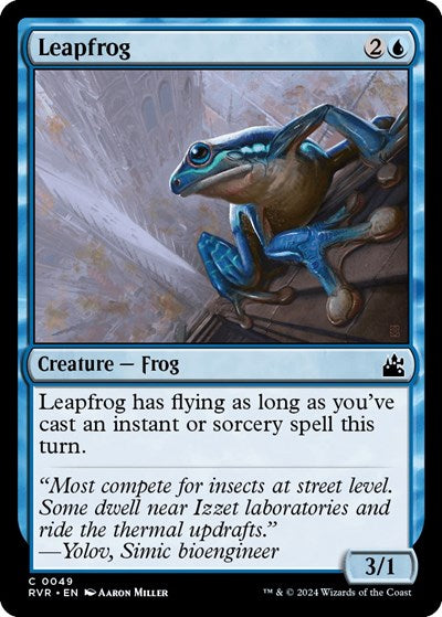 Leapfrog (Ravnica Remastered) Light Play Foil