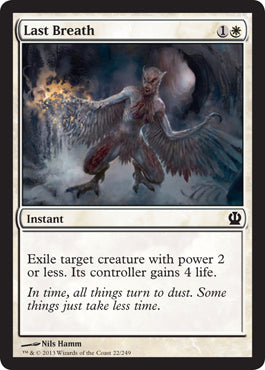 Last Breath (Theros) Medium Play Foil