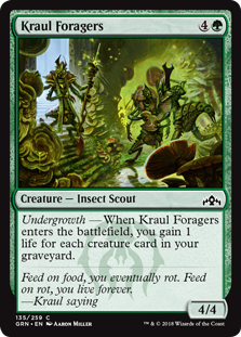 Kraul Foragers (Guilds of Ravnica) Light Play