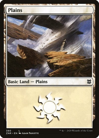 Plains (Zendikar Rising) Heavy Play Foil