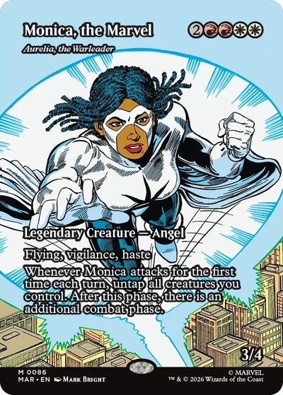 Monica  the Marvel   Aurelia  the Warleader  Borderless|1|0|0.00