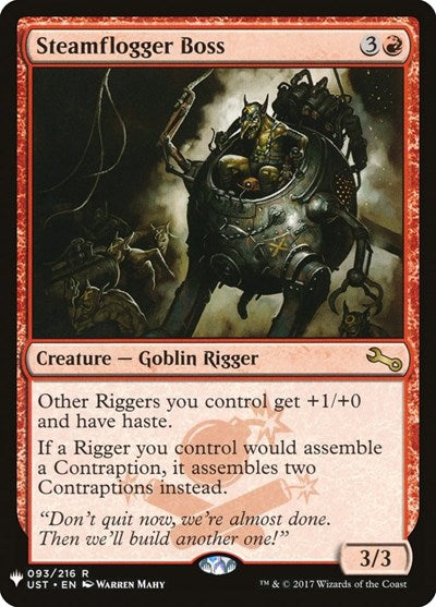 Steamflogger Boss (Mystery Booster) Light Play
