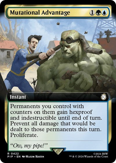 Mutational Advantage (Extended Art) (Universes Beyond: Fallout) Near Mint