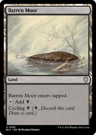 Barren Moor (Commander: Bloomburrow) Light Play