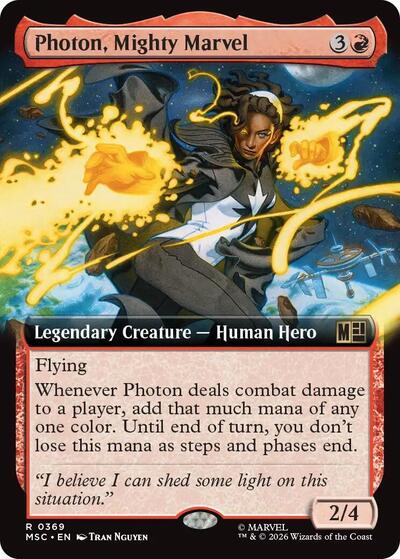 Photon, Mighty Marvel (Extended Art) (Commander: Marvel Super Heroes) Light Play
