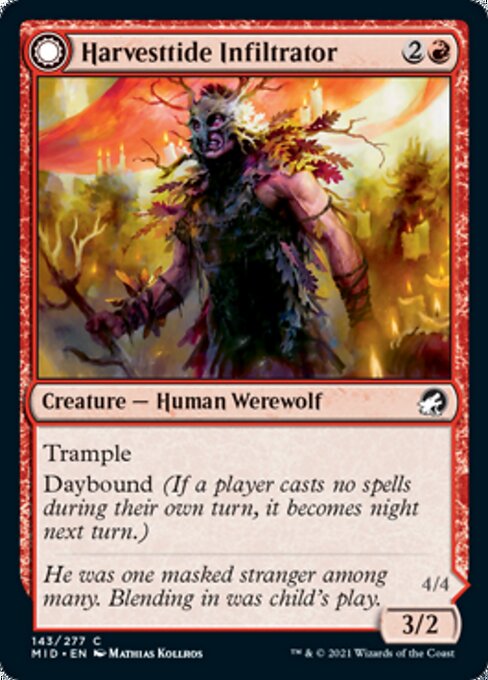 Harvesttide Infiltrator / Harvesttide Assailant (Innistrad: Midnight Hunt) Medium Play