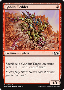 Goblin Sledder (Duel Decks Anthology: Elves vs Goblins) Light Play