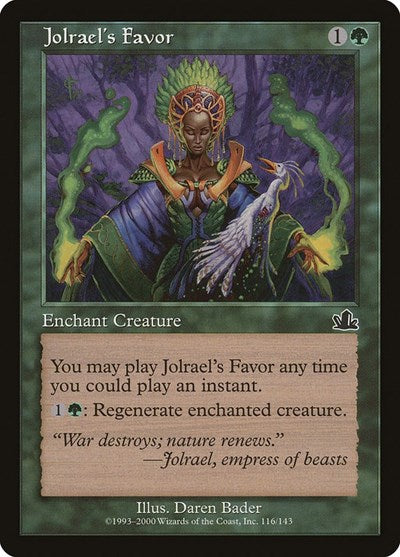 Jolrael's Favor (Prophecy) Near Mint