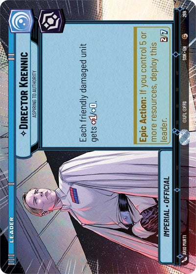 Director Krennic Aspiring to Authority (Hyperspace) (Spark of Rebellion) Near Mint