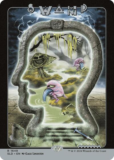 Swamp (1649) (Secret Lair) Light Play