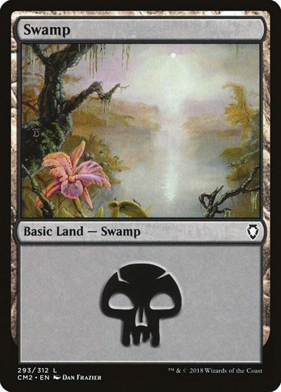 Swamp (293) (Commander Anthology Volume II) Light Play