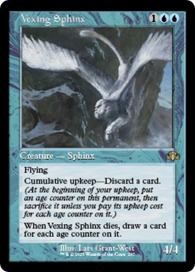 Vexing Sphinx (Retro Frame) (Dominaria Remastered) Near Mint Foil